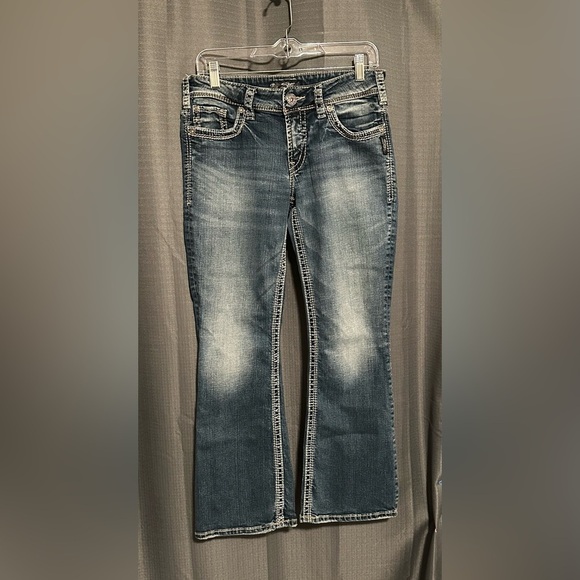 Silver Suki Boot Cut Blue Jeans Size 29 - Picture 1 of 6